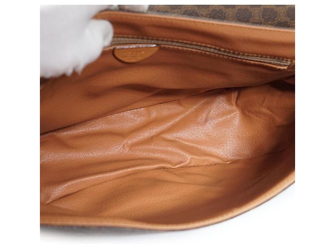 Céline Bolso bandolera Macadam Castaño - vista 14