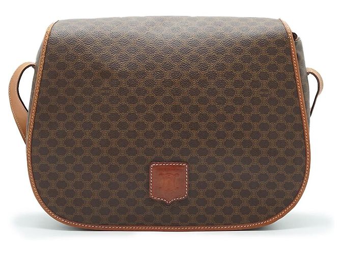 Céline Bolso bandolera Macadam Castaño - vista 2