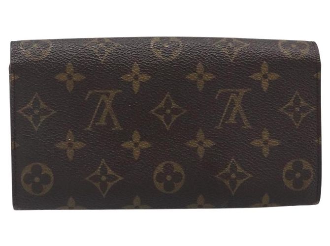 Portafoglio Louis Vuitton Sarah NM Monogram Canvas Marrone - vista 2