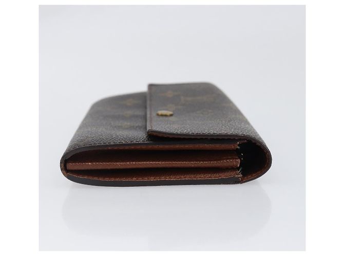 Portafoglio Louis Vuitton Sarah NM Monogram Canvas Marrone - vista 3
