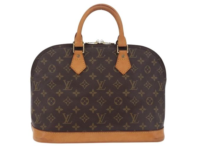 Louis Vuitton Vintage Alma Monogram Canvas PM Braun - Ansicht 2