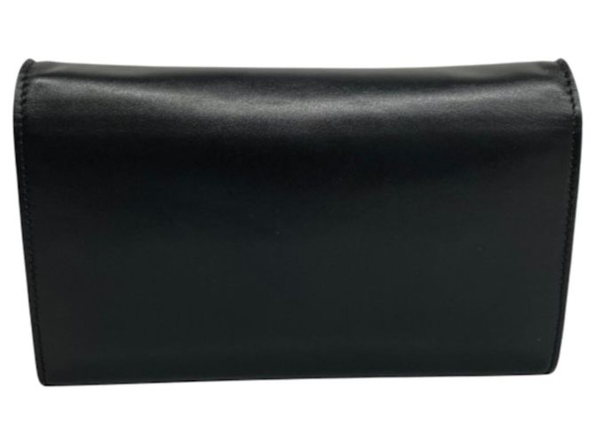 Bolsa de Ombro em Couro Burberry Preto - vista 2