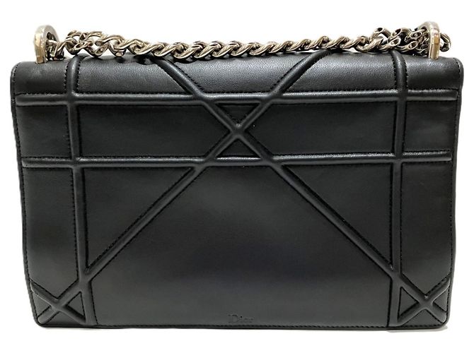 Christian Dior Diorama Schultertasche Schwarz - Ansicht 2