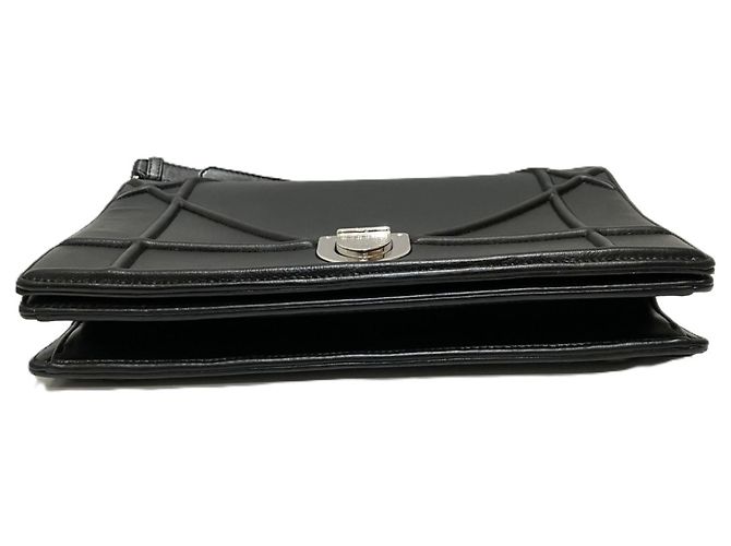 Christian Dior Diorama Schultertasche Schwarz - Ansicht 3