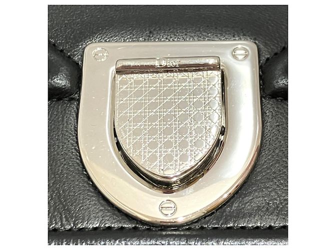 Christian Dior Diorama Schultertasche Schwarz - Ansicht 8