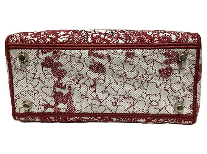 Bolso Christian Dior Lady Delight Medium Roja - vista 3