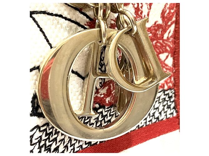 Bolso Christian Dior Lady Delight Medium Roja - vista 7