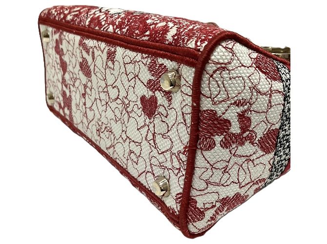 Bolso Christian Dior Lady Delight Medium Roja - vista 9