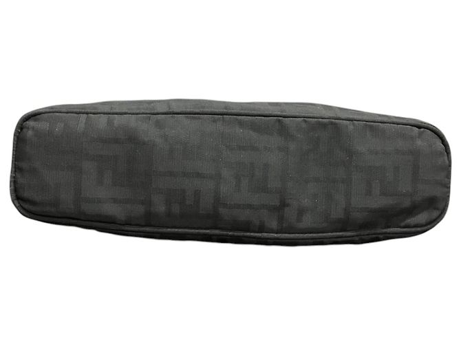 Bolsa Fendi Zucca em nylon e couro Preto - vista 3