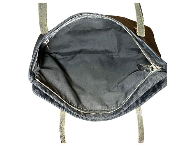 Bolsa Fendi Zucca em nylon e couro Preto - vista 5