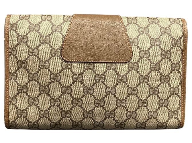 Borsa a pochette Gucci Old GG Supreme Beige - vista 2