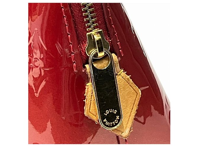 Louis Vuitton Pochette Cosmetic Handbag Pouch Rot - Ansicht 7