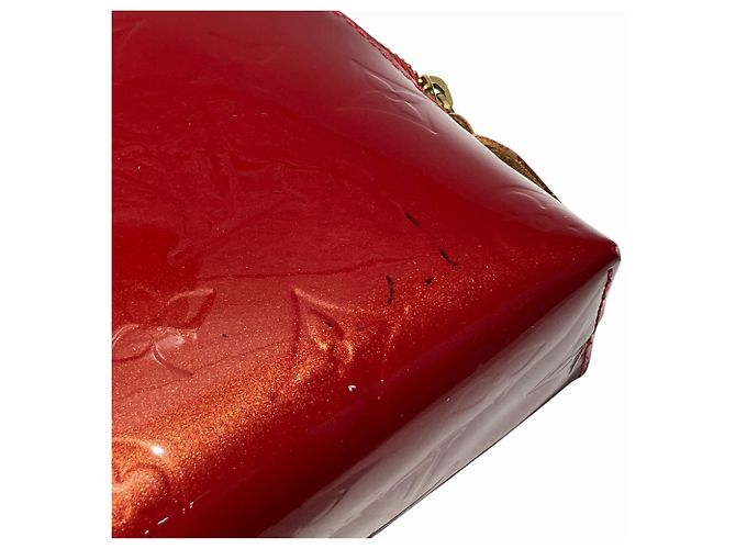 Louis Vuitton Pochette Cosmetic Handbag Pouch Rot - Ansicht 9