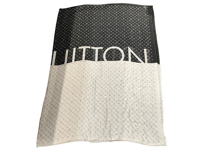 Étole Monogram Louis Vuitton Marron Noir - vue 2