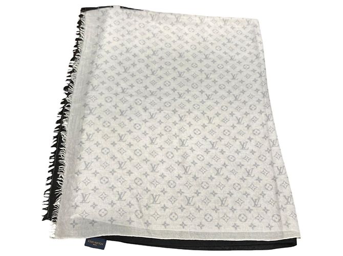 Étole Monogram Louis Vuitton Marron Noir - vue 3