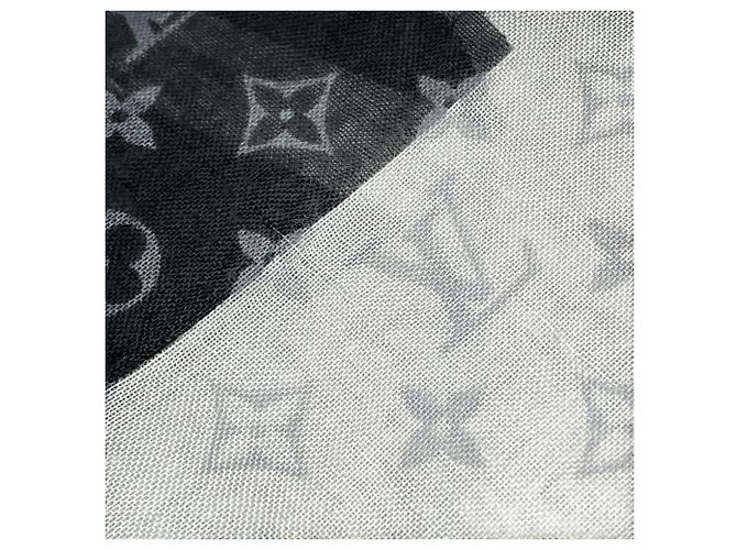 Étole Monogram Louis Vuitton Marron Noir - vue 6