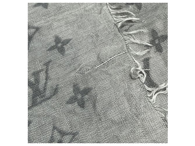 Étole Monogram Louis Vuitton Marron Noir - vue 7