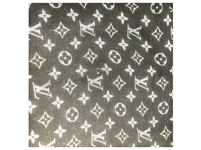 Étole Monogram Louis Vuitton Marron Noir - vue 8
