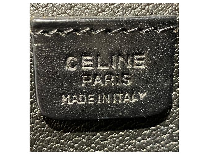 Céline Sac Vanity Celine Pochette à cosmétiques Macadam Noir - vue 4