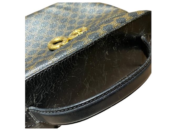 Céline Sac Vanity Celine Pochette à cosmétiques Macadam Noir - vue 6