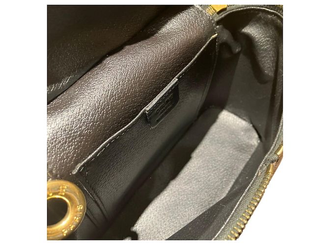 Céline Sac Vanity Celine Pochette à cosmétiques Macadam Noir - vue 7