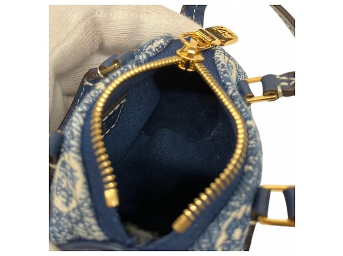 Louis Vuitton Bijou Sac Micro Speedy Keychain Bleu - vue 6