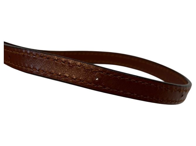 Portafoglio con catena in pelle marrone Burberry - vista 8