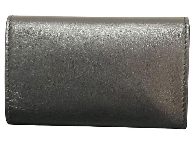 Gucci Schlüsseletui aus schwarzem Leder - Ansicht 2