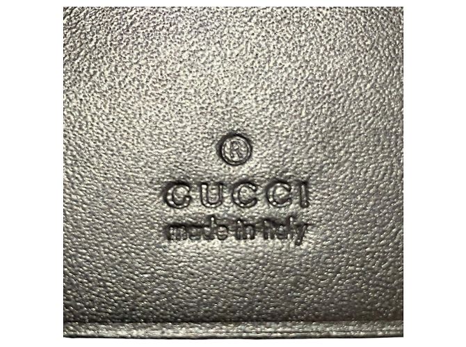 Gucci Schlüsseletui aus schwarzem Leder - Ansicht 4