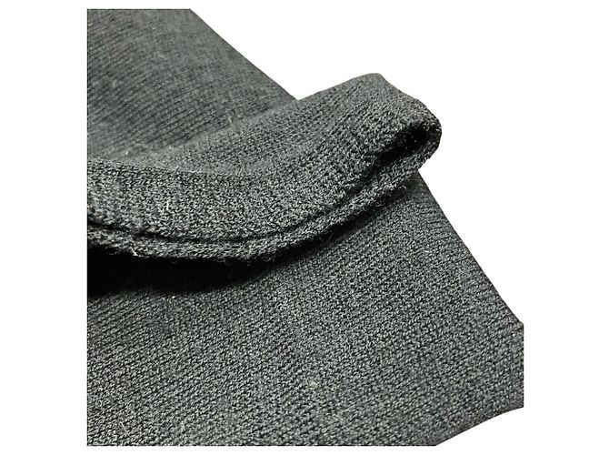Estola de lana negra Chanel Negro - vista 7