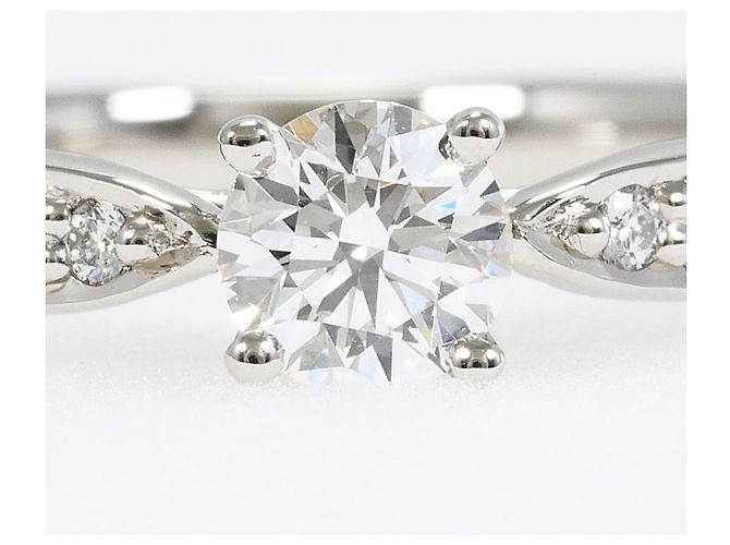 Autre Marque Tiffany & Co. Solitär-Ring aus Platin - Ansicht 2