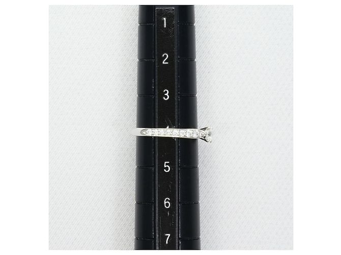 Autre Marque Tiffany & Co. Solitär-Ring aus Platin - Ansicht 8
