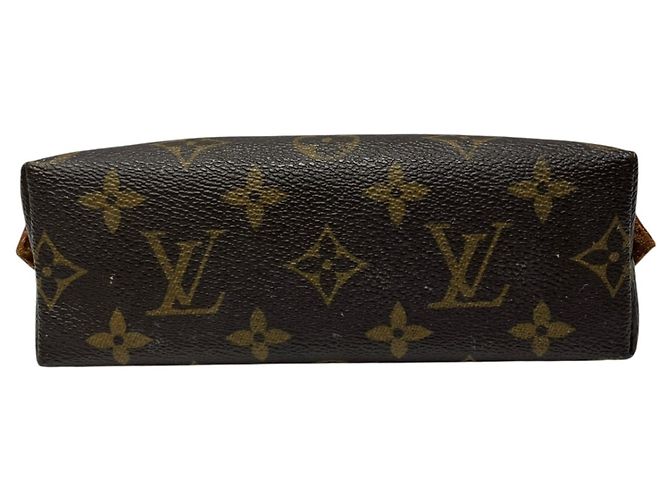 Louis Vuitton Pochette Cosmetic Makeup Pouch Braun - Ansicht 3