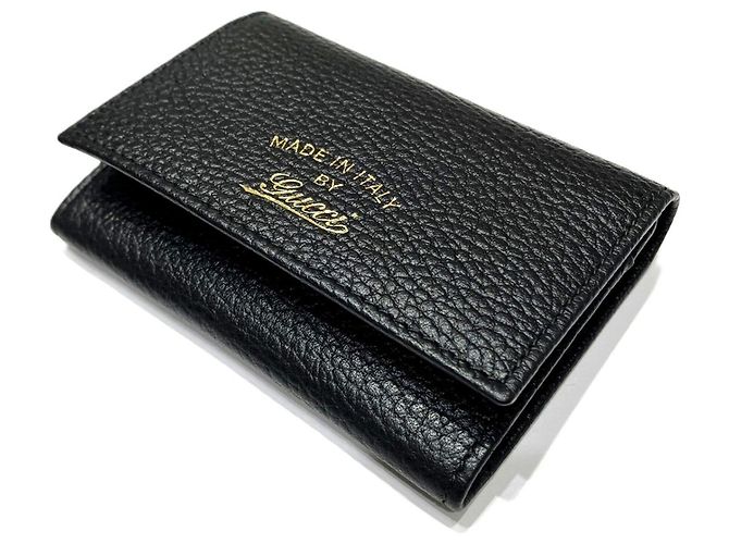 Tarjetero de piel Gucci Negro - vista 7