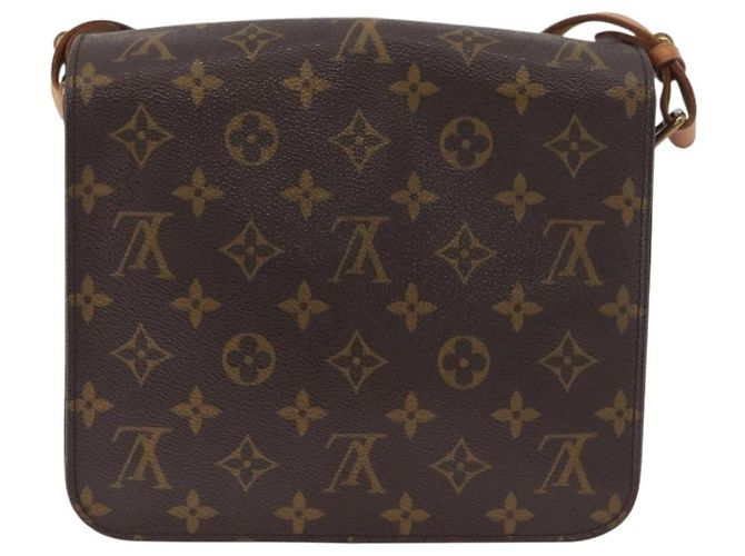 Pochette Louis Vuitton Flore Saumur en toile Monogram perforée Marron - vue 2