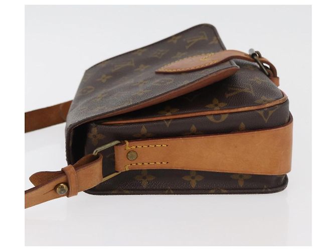 Pochette Louis Vuitton Flore Saumur en toile Monogram perforée Marron - vue 4