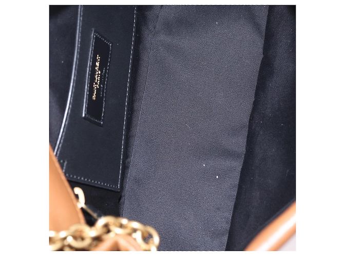 Autre Marque Saint Laurent Jamie 4.3 Quilted Leather Mini Marrone - vista 5