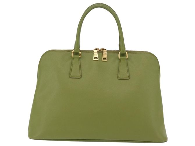 Prada Promenade Saffiano Leather Medium Verde - vista 2