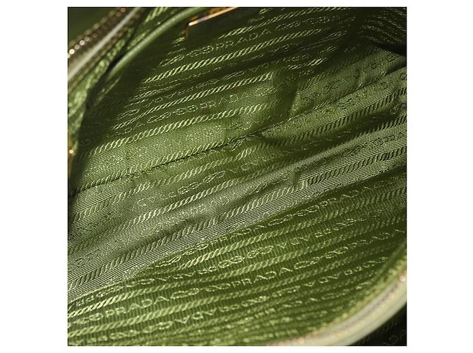 Prada Promenade Saffiano Leather Medium Verde - vista 5