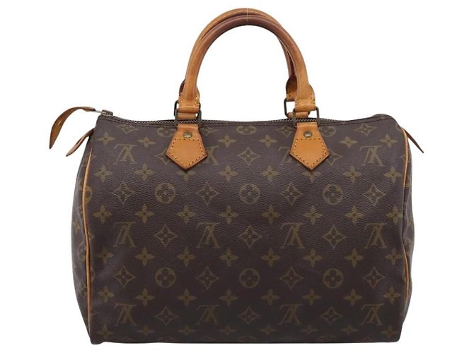Louis Vuitton Speedy Bandouliere Monogram Canvas 30 Marrom - vista 2