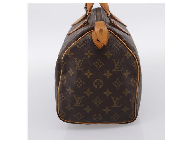 Louis Vuitton Speedy Bandouliere Monogram Canvas 30 Marrom - vista 4