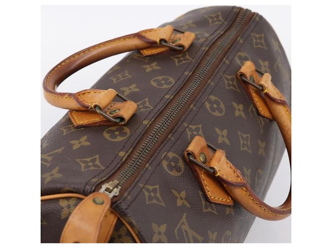 Louis Vuitton Speedy Bandouliere Monogram Canvas 30 Marrom - vista 6