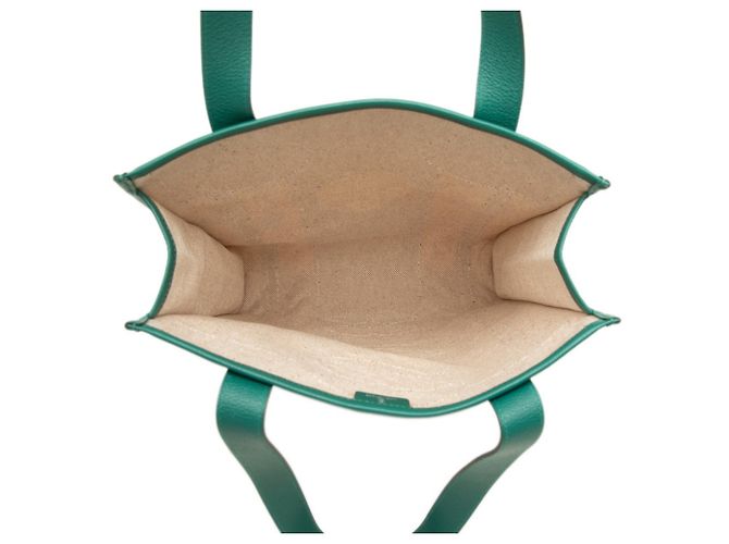 Hermès Sac cabas Hermes Petit H Dreamcatcher Beige Vert - vue 4