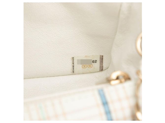 Chanel Coco Mark Mini Matelassé Schultertasche Mehrfarben Golden Roh - Ansicht 6