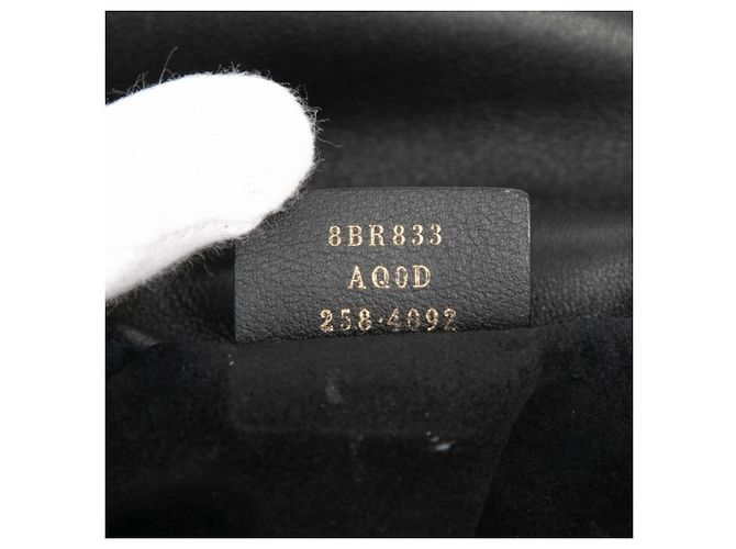 Fendi Mamma Bucket Medium FF Logo Schultertasche Schwarz Golden - Ansicht 6