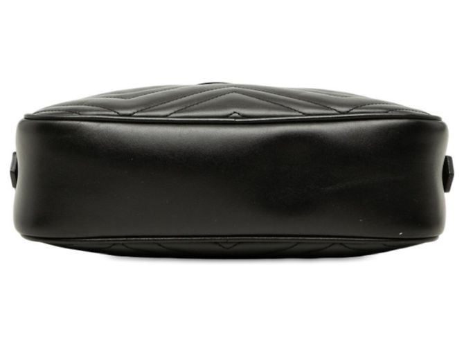 Gucci GG Marmont Schultertasche mit Kette Schwarz - Ansicht 3