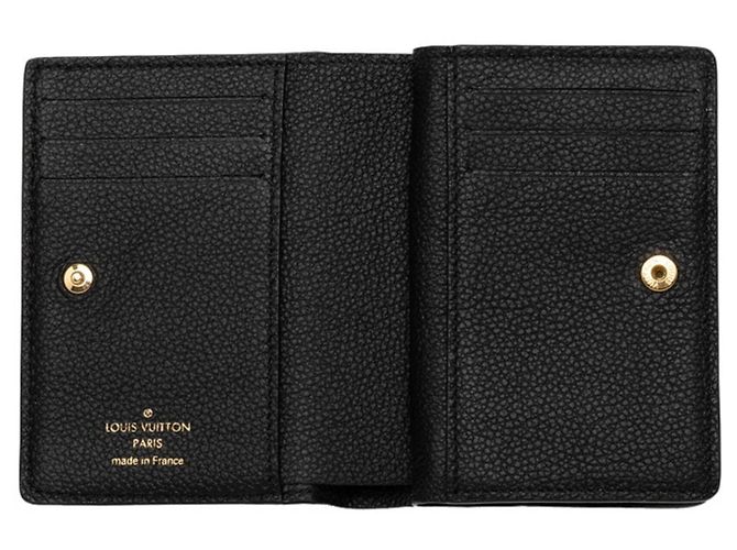Louis Vuitton Monogram Empreinte Portefeuille Claire Bi-fold Wallet Black - view 5