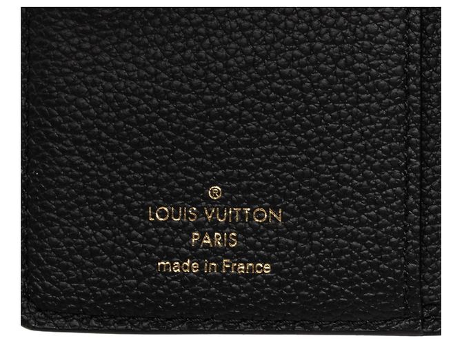 Louis Vuitton Monogram Empreinte Portefeuille Claire Bi-fold Wallet Black - view 6