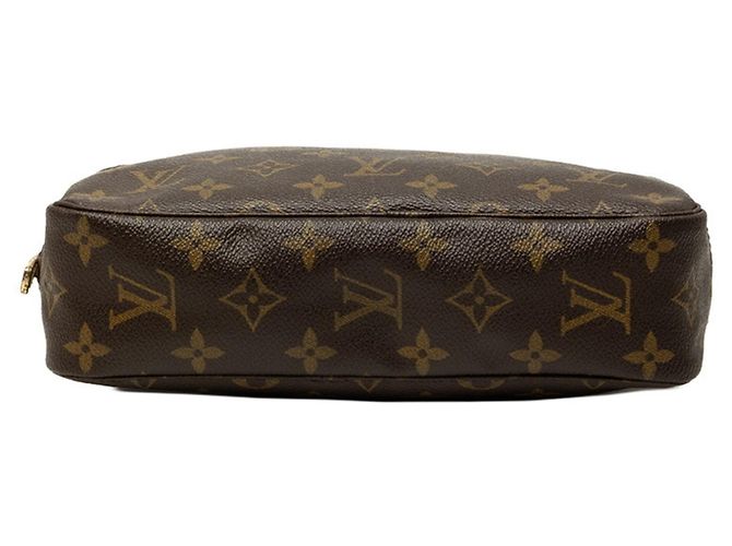 Louis Vuitton Monogram Trousse Toilette 23 Handbag Pouch Marrone - vista 3
