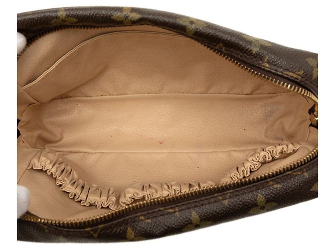 Louis Vuitton Monogram Trousse Toilette 23 Handbag Pouch Marrone - vista 4